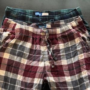 Bundle - 2 Old Navy Plaid Lounge Pants
